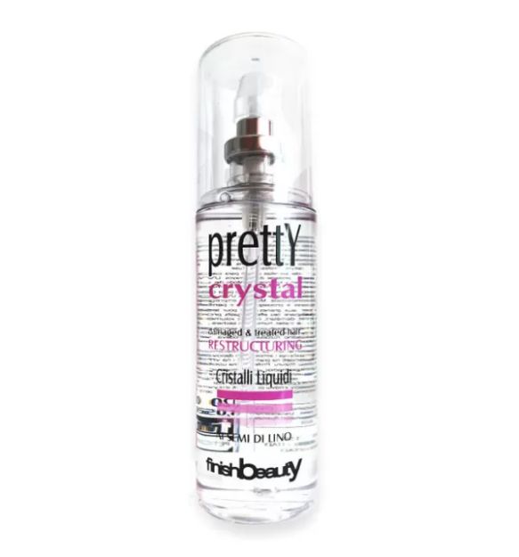 PRETTY CRYSTAL plaukų serumas su linų sėmenų aliejumi, 120 ml paveikslėlis