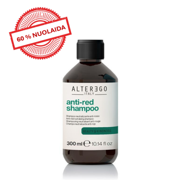 ANTI RED raudonus atspalvius plaukuose neutralizuojantis šampūnas paveikslėlis